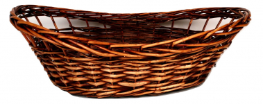 BASKET OVAL WILLOW 61X48CM X20(630168)