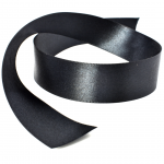 RIBBON SATIN BLACK 25X50 (4050/10) X1