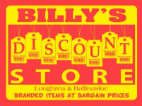 BILLYS DISCOUNT STORE CARRIER BAG-400(N)
