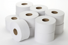 MINI JUMBO TOILET ROLLS - 12