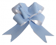 BOW BUTTERFLY BABYBLUE 32MM X100(455049)