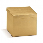 SQUARE GIFTBOX GOLD 30X30X24 X20(30942)