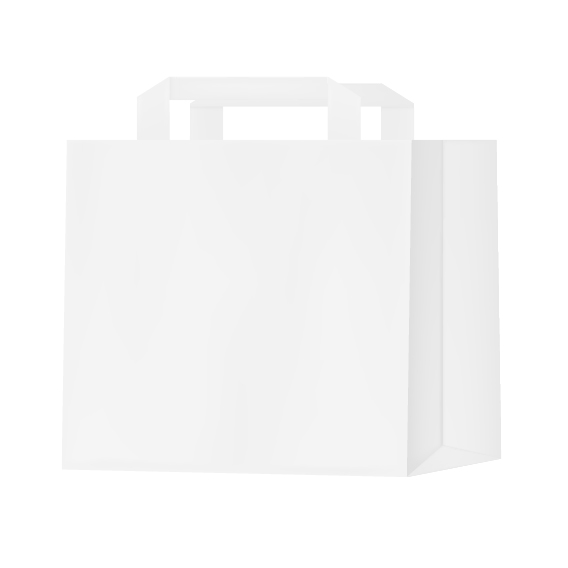 WHITE TAPE CARRIER 36x15x30cm X 300