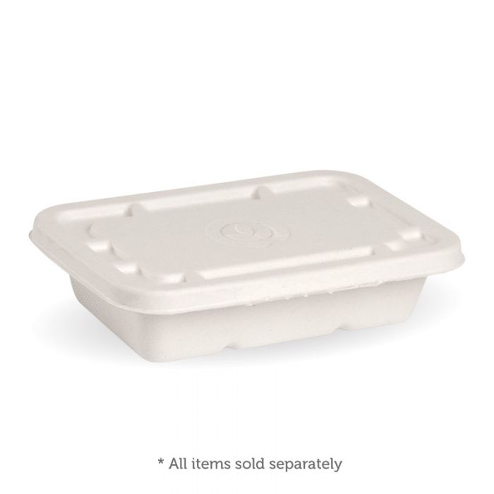 BAGASSE HOT FOOD BOAT LID X500(Z)