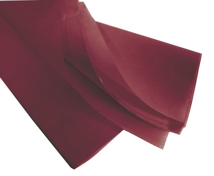 TISSUE BURGUNDY 480 SHEETS X1 (84C0012)