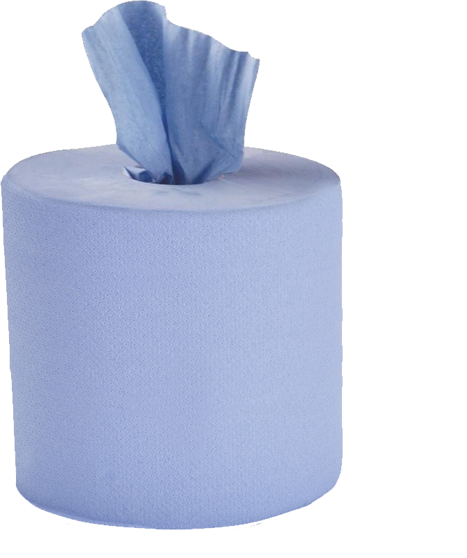 ESSENTIAL BLUE CENTERFEED ROLLS - 6