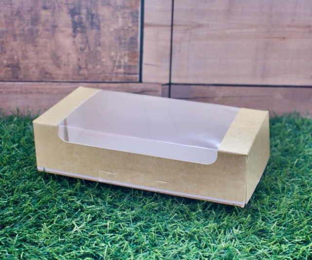 KRAFT WINDOW TRAY BAKE BOX - 50